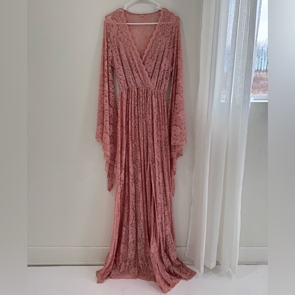 Lace Maternity gown